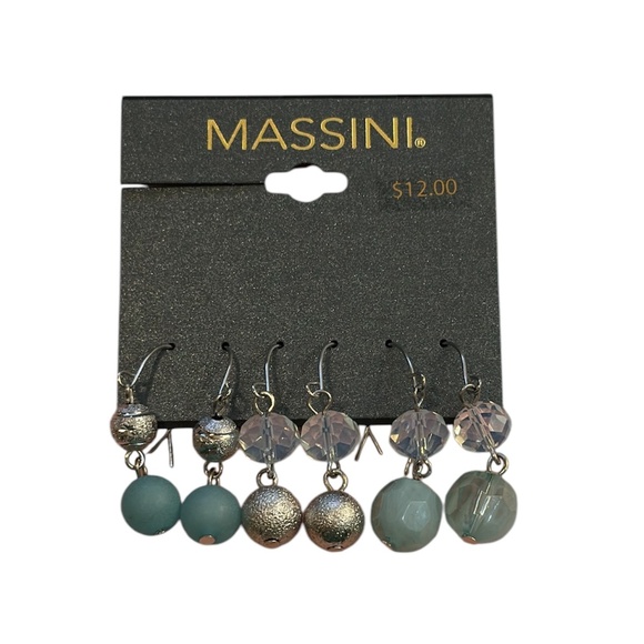 Silver Tone Dangle Earrings - Picture 2 of 3